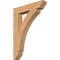 Ekena Millwork Thorton Slat Smooth Bracket, Western Red Cedar, 5 1/2"W x 32"D x 44"H BKT06X32X44THR06SWR - alternate 1